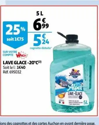 Auchan Lave Glace -20 c offre