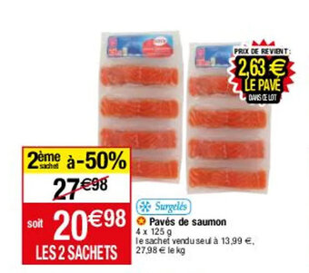 Migros Paves De Saumon offre