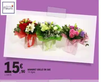 E.Leclerc Bouquet bulle en sac offre