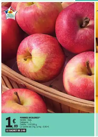 E.Leclerc Pommes Bicolores offre