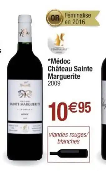 Cora x Carrefour Médoc Château Sainte Marguerite offre
