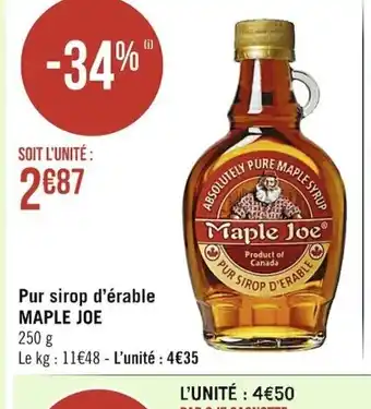 Casino Supermarchés Pur Sirop d'Erable Maple offre