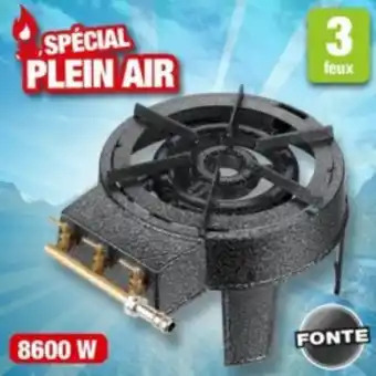 Réchaud à gaz 8600w, 3...