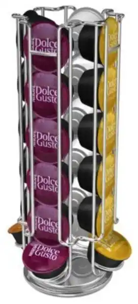 Porte dosette tavola swiss rotatif pour 24 capsules dolce gusto