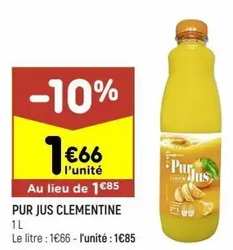 Leader Price Jus d'orange offre