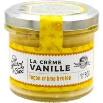 La crème vanille façon crème brûlée