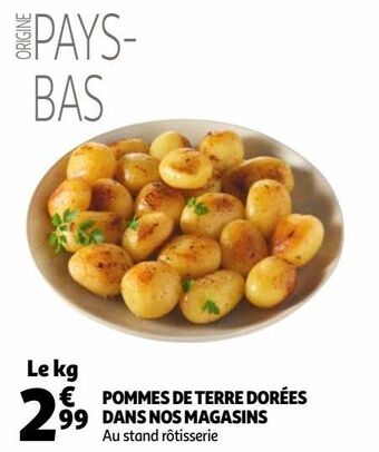 Auchan Pommes de terre dorées dans nos magasins offre