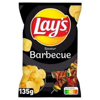 Auchan Chips saveur barbecue lay's offre