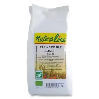 Auchan Farine de blé blanche t55 bio naturaline offre