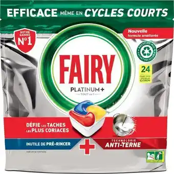 Auchan Tablettes lave vaisselle fairy offre