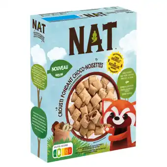 Auchan Céréales nat crousti fondant chocolat noisettes offre