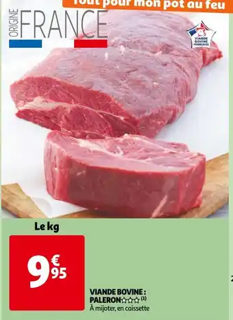 Auchan Viande bovine : paleron §§§ ( offre