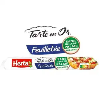 Auchan Tarte en or herta offre