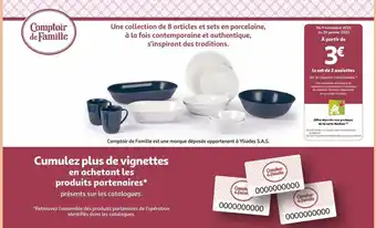 Auchan 8 articles et sets en porcelaine offre