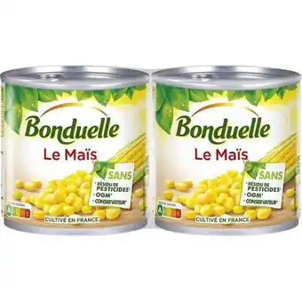 Auchan Le maïs sans résidu de pesticides bonduelle offre