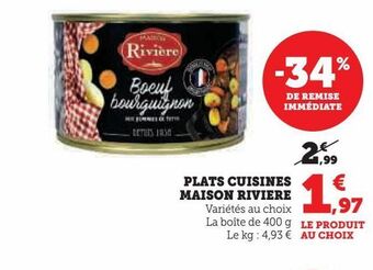 Plats cuisines maison riviere