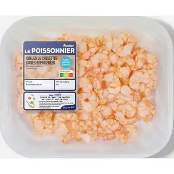 Auchan Supermarché Crevettes décortiquées cuites réfrigérées offre