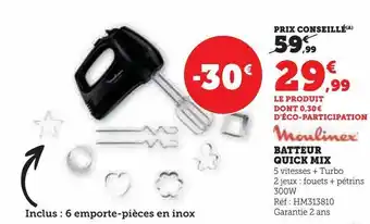 Batteur quick mix