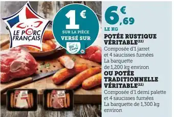 Hyper U Potée rustique véritable offre