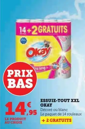 Hyper U Essuie-tout xxl okay offre