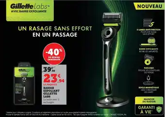 Hyper U Rasoir exfoliant gillette labs offre