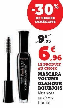 Hyper U Mascara volume glamour bourjois offre