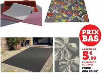 Hyper U Foire aux tapis offre