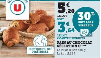 Pain au chocolat sélection u