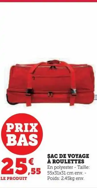 Sac de voyage à roulettes
