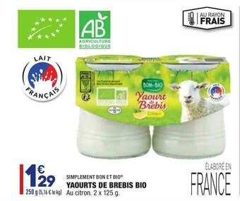 Yaourts De Brebis Bio Simplement Bon Et Bio