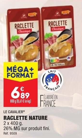 ALDI Raclette nature offre