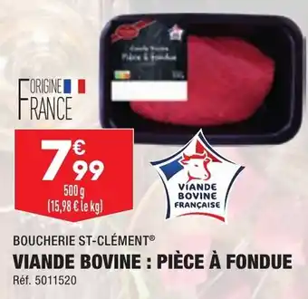 ALDI Viande bovine : pièce à fondue offre