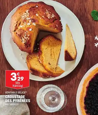 ALDI Croustade des pyrénées offre