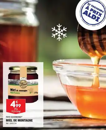 ALDI Miel de montagne offre