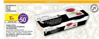 Intermarché Hyper Panna Cotta La Délicieuse Framboise Les Créations offre