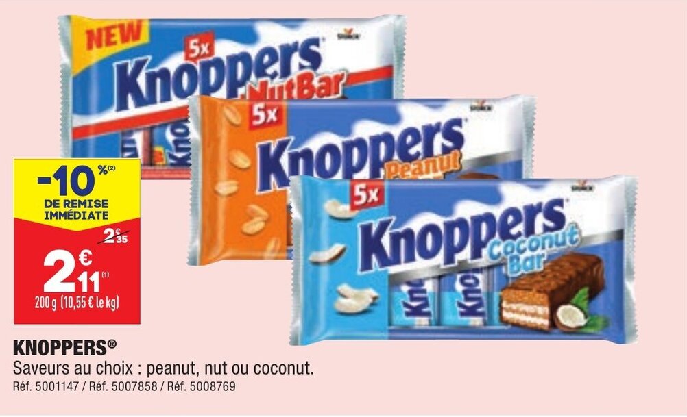 Promo Knoppers chez ALDI