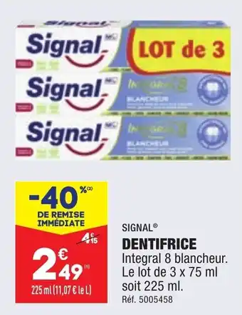 ALDI Dentifrice offre