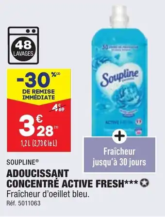 ALDI Adoucissant concentré active fresh offre