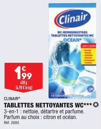 ALDI Tablettes nettoyantes WC offre