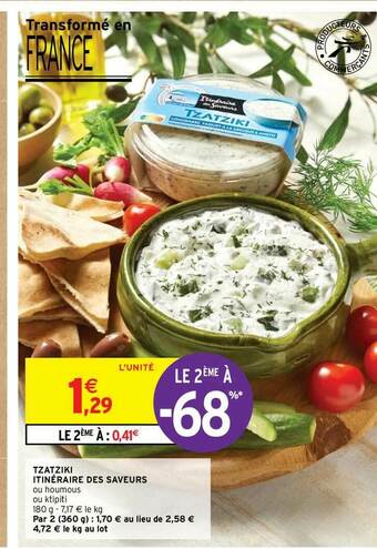 Intermarché Hyper Tzatziki Itinéraire Des Saveurs offre