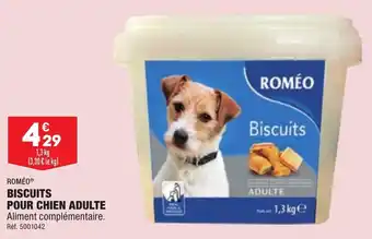 ALDI Biscuits pour chien adulte offre
