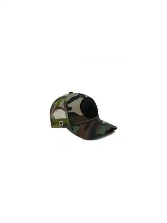 Casquette unicolore camou kaki kid - sweet pants