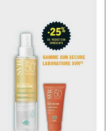 E.Leclerc Parapharmacie Gamme Sun Secure Laboratoire Svr offre