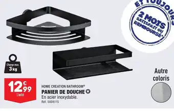 Panier de douche