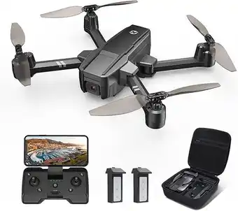 Amazon Holy stone drone hs440 avec caméra 1080p pour enfants, quadricoptère rc pliable avec 2 batteries 40 minutes temps de vol l... offre