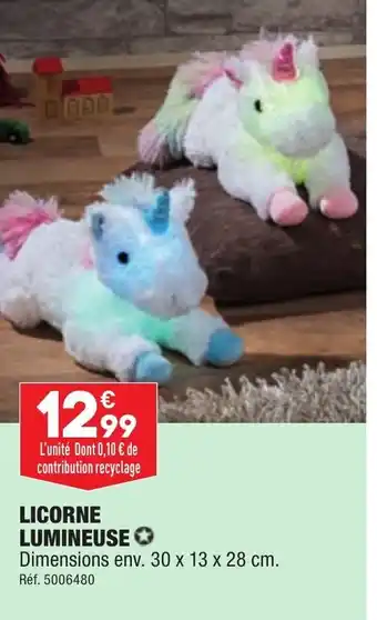 Licorne lumineuse