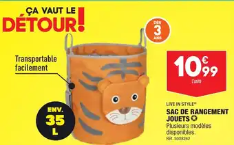 ALDI Sac de rangement jouets offre