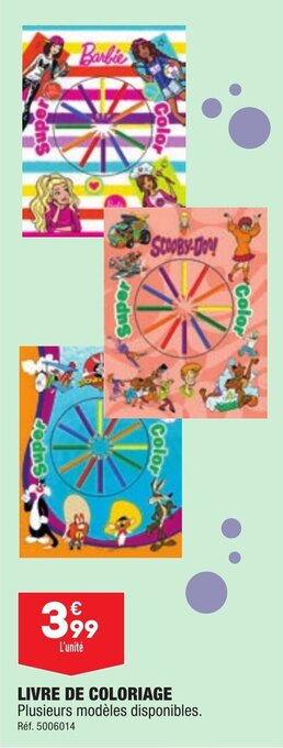 ALDI Livre de coloriage offre