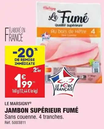 ALDI Jambon supérieur fumé offre