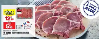 15 côtes de porc premières